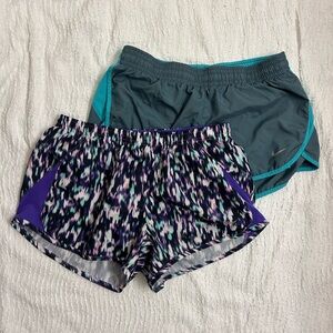 Nike Running Shorts Bundle Size M Grey Green Blue Purple Pink White Athletic